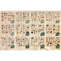 Stickers / Klistermärken Mimi Stick’ Blandade/Sorterade motiv, 48 ark/fp (ca 1 692 etiketter)