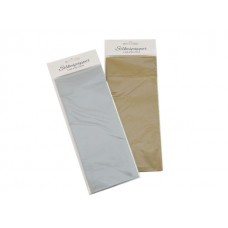 Silkespapper Guld & Silver 50x75cm, 4 ark/fp (2 ark guld, 2 ark silver)