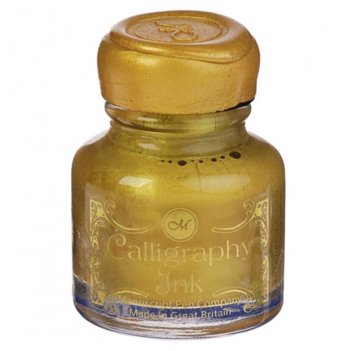 Kalligrafibläck Manuscript Calligraphy Ink, 30ml, Gold (Guld)