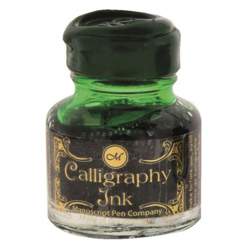 Kalligrafibläck Manuscript Calligraphy Ink, 30ml, Emerald Green (Smaragdgrön) Kalligrafibläck Manuscript Calligraphy Ink, 30ml, Emerald Green (Smaragdgrön)