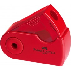 Pennvässare Faber-Castell Sleeve Mini sharpener box, enkel, Röd
