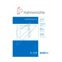 Ritpapper transparent, Tracingpapper, block Hahnemühle Diamant Smooth 80/85g, A3 (297x420mm), 50 ark