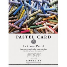 Pastellblock, torrpastellblock, Sennelier Pastel Card 360g, 30x40cm, 6 färger, 12 ark