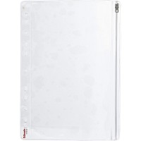 Plastfickor / Plastficka med blixtlås, blixtlåsficka, Esselte (411200), A4 (210x297mm) 5/fp