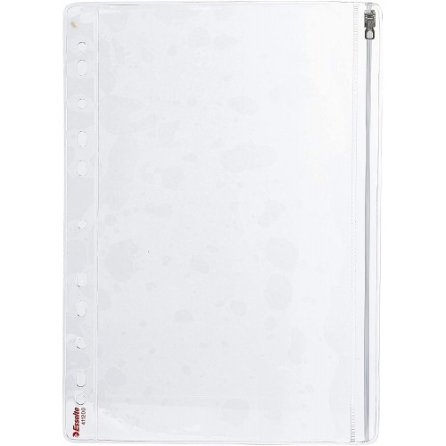 Plastfickor / Plastficka med blixtlås, blixtlåsficka, Esselte (411200), A4 (210x297mm) 5/fp