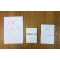 Bubbelpåse / Luftbubbelpåse, 110x160mm (passar A7-format) Vit 10/fp