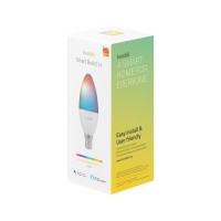 Smart lampa, WiFi, Hombli Smart Bulb E14, LED, RGB & CCT, 4,5W, Dimbar, Multifärg