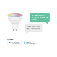 Smart lampa, WiFi, Hombli Smart Spot GU10, LED, RGB & CCT, 5W, Dimbar, Multifärg