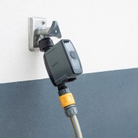 Bevattningskontroll/-styrning, utomhusbruk, WiFi, Hombli Smart Outdoor Water Controller, Svart