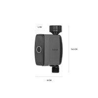 Bevattningskontroll/-styrning, utomhusbruk, WiFi, Hombli Smart Outdoor Water Controller, Svart