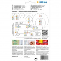 Märketikett / Universaletiketter Herma 2310, 8x12mm, permanent Vit, 3840 etiketter/fp