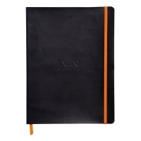 Anteckningsbok Rhodia Rhodiarama Softcover XL DOT GRID (Prickmönstrat) 90g, 80 blad, Svart Anteckningsbok Rhodia Rhodiarama Softcover XL DOT GRID (Prickmönstrat) 90g, 80 blad, Svart