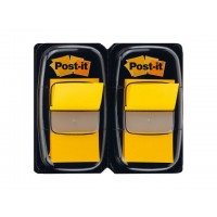 Märkflik Post-it Index 1/1" (25,4x43,2mm) 680-Y2EU, Gul, dubbelpack, 2x50 flikar/fp Märkflik Post-it Index 1/1" (25,4x43,2mm) 680-Y2EU, Gul, dubbelpack, 2x50 flikar/fp