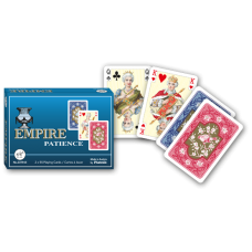 Spelkort/Kortlek patiens Piatnik Patience, Mini Patiensspel, 44x66 mm, Empire, 2 lekar/fp
