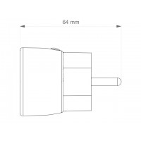 Strömbrytare/Plug In Relä, Z-Wave Plus, Fibaro Smart Wall Plug, modell F (EU), 11A, Vit Strömbrytare/Plug In Relä, Z-Wave Plus, Fibaro Smart Wall Plug, modell F (EU), 11A, Vit