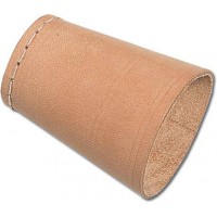 Tärningskopp/Tärningsmugg, 8,5x6,5cm, läder