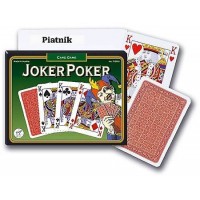 Piatnik: Spelkort / Kortlek Piatnik Classic Joker Poker-kortspel med satsningskort