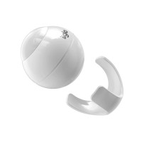 Rörelsesensor / Rörelsedetektor, WiFi, PIR, iiglo Smart Motion Detection sensor, Vit