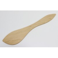 Smörkniv, rund, i al-trä, längd 18cm, 10/fp