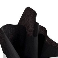 Silkespapper, 50x75cm, Svart, 8 ark/fp