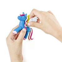 Modellera-set: Modellera Fimo Kids (8034 19), form&play, Unicorn (Enhörning), 4 x 42 gram