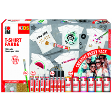 Textilfärgset: Marabu KiDS T-shirt-färg Party Pack (6-8 personer)