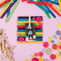 Träpinnar, "glasspinnar", 110x10mm, ofärgade, 96/fp