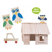 Träpinnar, "glasspinnar", 110x10mm, ofärgade, 96/fp