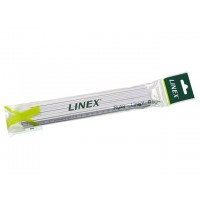 Centimeterstock  (ej tum), Linex, i trä, med gradmarkering (vinkel), 2 meter, Vit