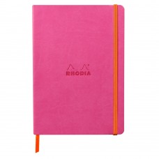 Anteckningsbok Rhodia Rhodiarama Softcover A5 DOT GRID (Prickmönstrat) 90g, 80 blad, Fuchsia