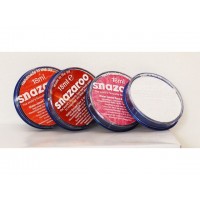 Ansiktsfärg/Hudsmink Snazaroo Face Paint, 18ml x 4 färger/fp (orange, klarröd, rosa, vit)