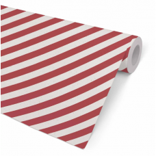 Julpapper/Julklappspapper 57cm x 154m, 80g, Diagonal Red, 7 kg, 154 m/rulle
