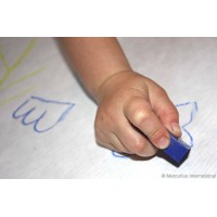 Vaxblock/Vaxkritor Stockmar, Colours of the World, Hudfärger, plåtask, 8 block/ask