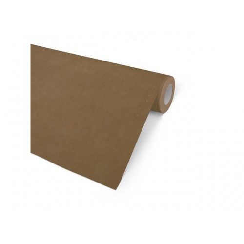 Presentpapper/Vaxpapper 57cm x 100m, 80g, livsmedels godkänt, Brunt, 5,6 kg, 100 m/rulle