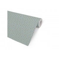 Presentpapper 57cm x 154m, 80g, SpotOn Mint & Gold, 7 kg, 154 m/rulle