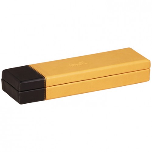 Pennetui/Pennskrin Rhodia Rhodiarama Pencil box 215x55x30mm, Konstläder, Orange/Svart Pennetui/Pennskrin Rhodia Rhodiarama Pencil box 215x55x30mm, Konstläder, Orange/Svart
