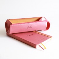Pennfodral / Pennskrin Rhodia Rhodiarama Tray pencase 230x50x50mm, Konstläder, Chocolate Pennfodral / Pennskrin Rhodia Rhodiarama Tray pencase 230x50x50mm, Konstläder, Chocolate