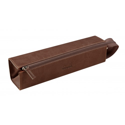 Pennfodral / Pennskrin Rhodia Rhodiarama Tray pencase 230x50x50mm, Konstläder, Chocolate Pennfodral / Pennskrin Rhodia Rhodiarama Tray pencase 230x50x50mm, Konstläder, Chocolate