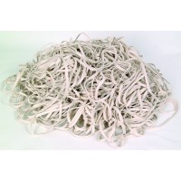 Gummiband, Vit, 180 x 10,0mm 1000g/fp