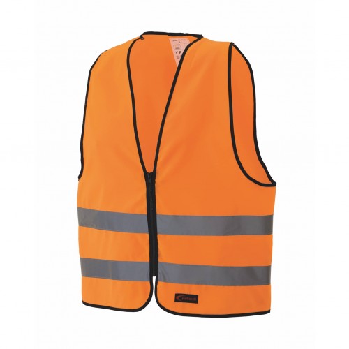 Reflexväst till barn, med dragkedja, Barn, XS, 4-6 år, Orange 1/fp