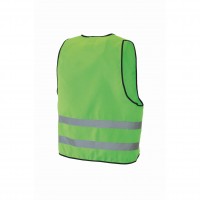 Reflexväst till barn, med dragkedja, Barn, XS, 4-6 år, Grön 1/fp