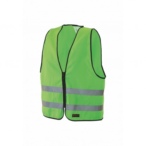 Reflexväst till barn, med dragkedja, Barn, XXS, 1-4 år, Grön 1/fp