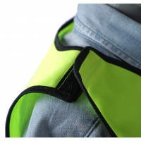 Reflexväst till barn, med kardborre & resår, Barn, XXS, 1-4 år, Grön 1/fp