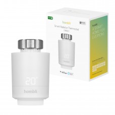 Utbyggnad: Radiatortermostat/Elementtermostat, WiFi, Hombli Smart Radiator Thermostat Add-on, Vit