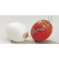 Plastägg, ägg, 6x4,5cm, Vit 50/fp