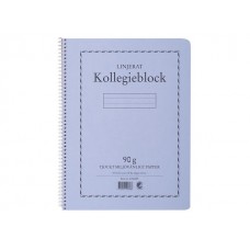 Kollegieblock A4, 90g, 70 blad Linjerat 5/fp