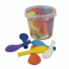 Ballonger, storpack, Ø 22cm, blandade färger, 100 ballonger/fp Ballonger, storpack, Ø 22cm, blandade färger, 100 ballonger/fp