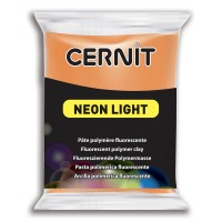 Cernit Neon Light modellera 56 gram, Neonorange/Neon Orange (752)