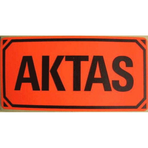 100 st AKTAS emballageetiketter varningsetiketter symboletiketter