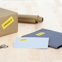 Etikett Herma Special 5060, färgade etiketter, avtagbara, A4, 105x42,3mm, Blå, 20 ark/fp (280 st etiketter)